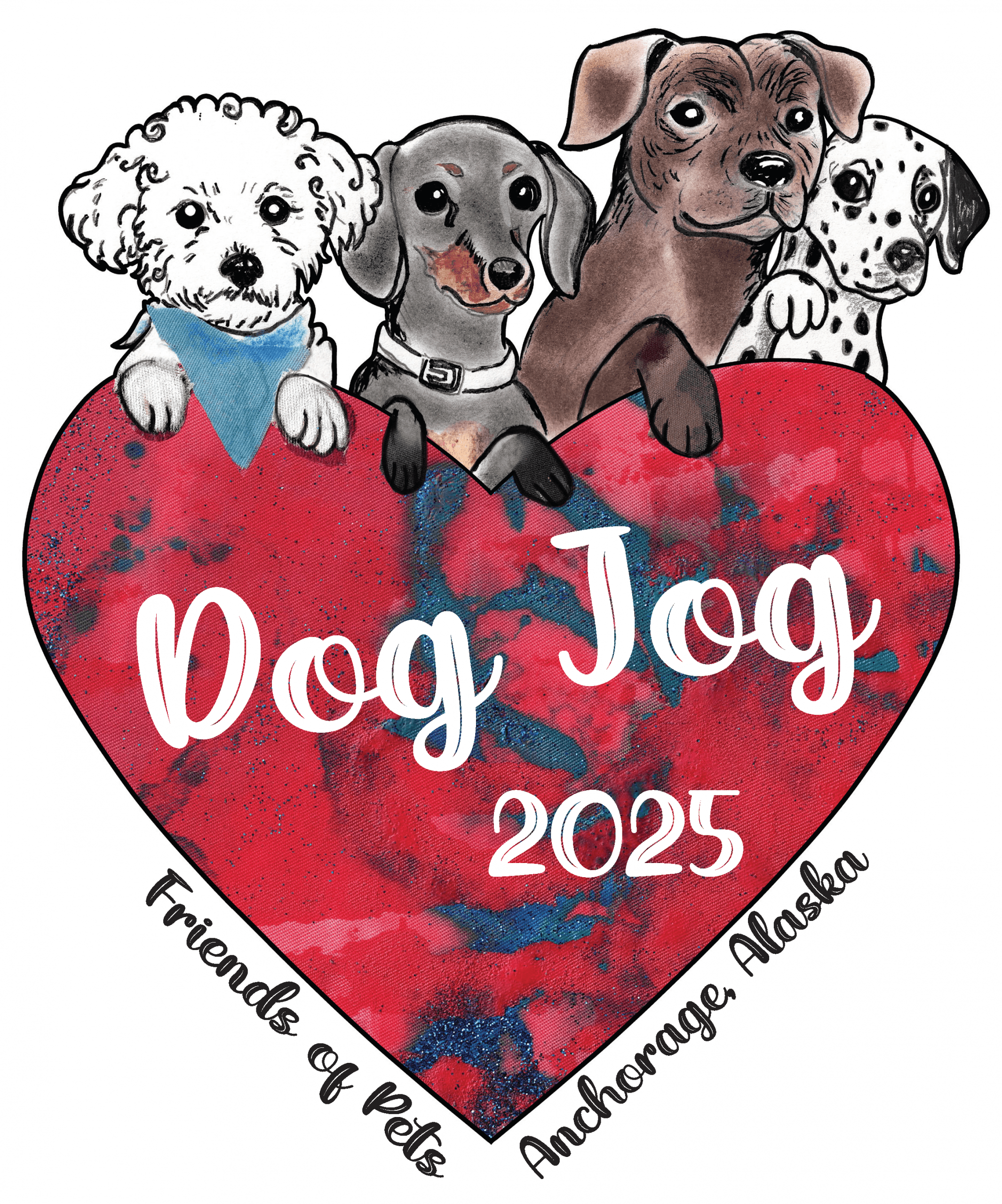 Dog Jog 2025 - T-shirt design